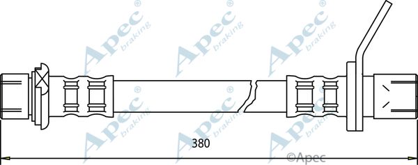 APEC BRAKING Bremžu šļūtene HOS3420